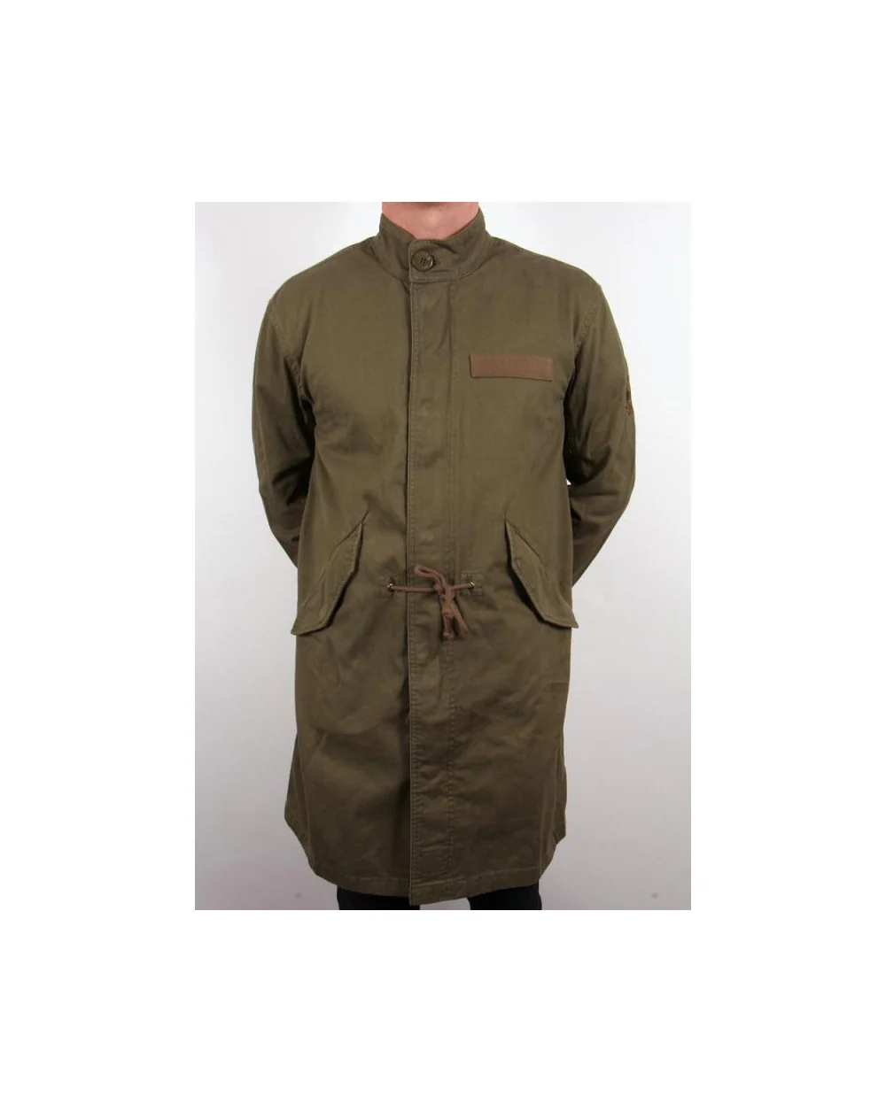 Pretty Green Deansgate Parka Khaki Green