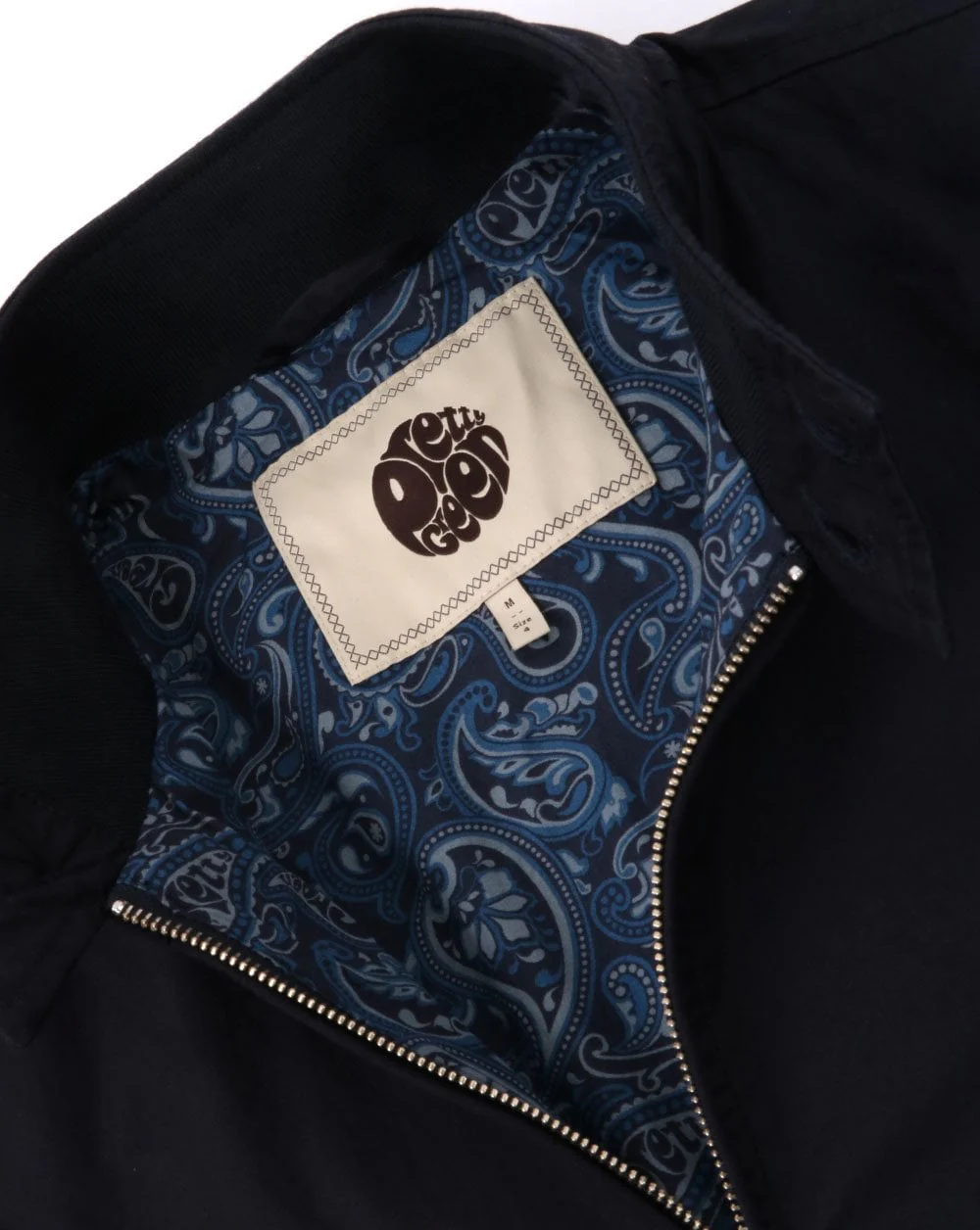 Pretty Green Derwent Harrington Jacket Navy - Image 2