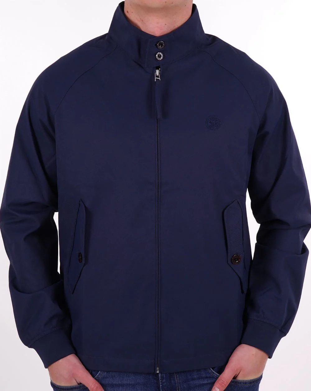 Pretty Green Derwent Harrington Navy - Image 3