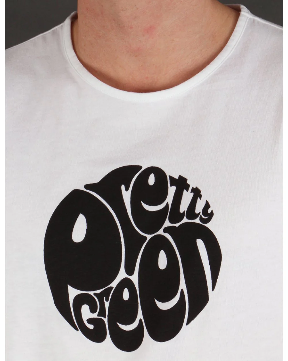 Pretty Green Eastfields Logo T-shirt White - Image 2
