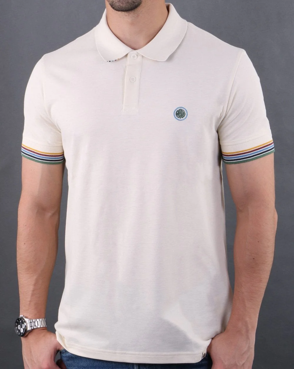 Pretty Green Eastman Tipped Polo Stone