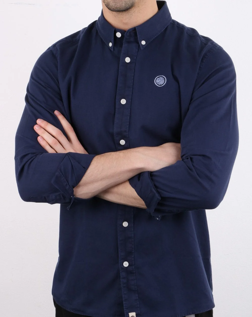 Pretty Green Edward Shirt Navy - Image 4
