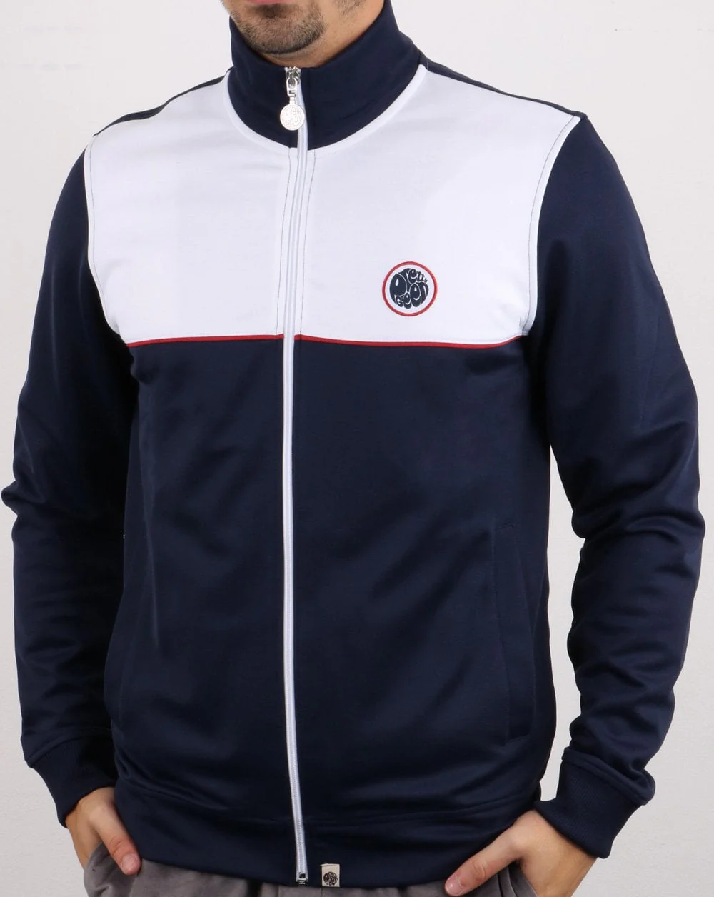 Pretty Green Edzell Track Top Navy