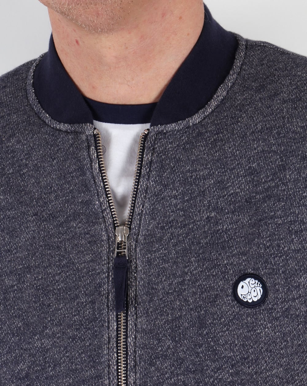 Pretty Green Emsworth Zip Sweat Navy - Image 2