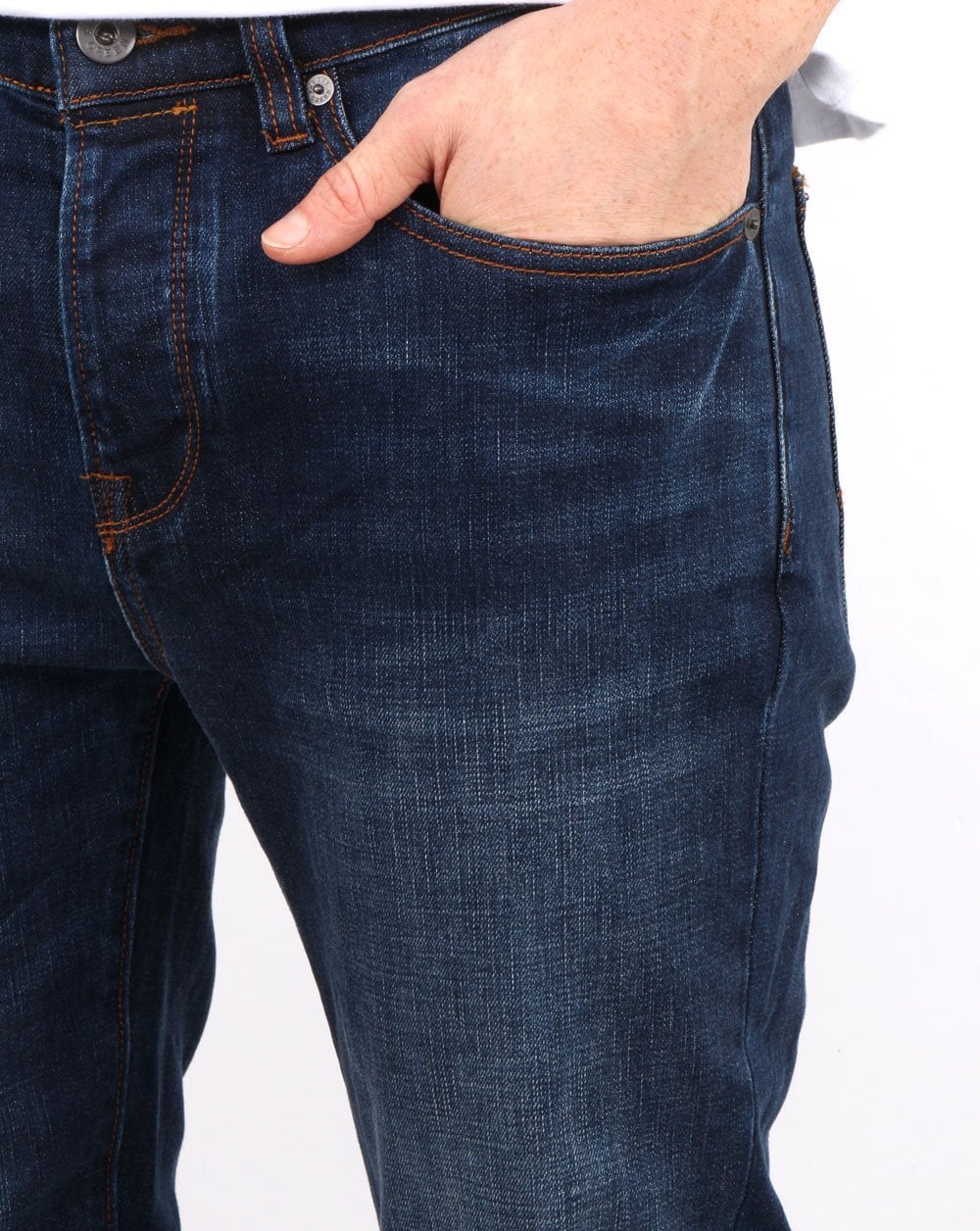 Pretty Green Erwood Regular Slim Fit 6 Month Wash - Image 3