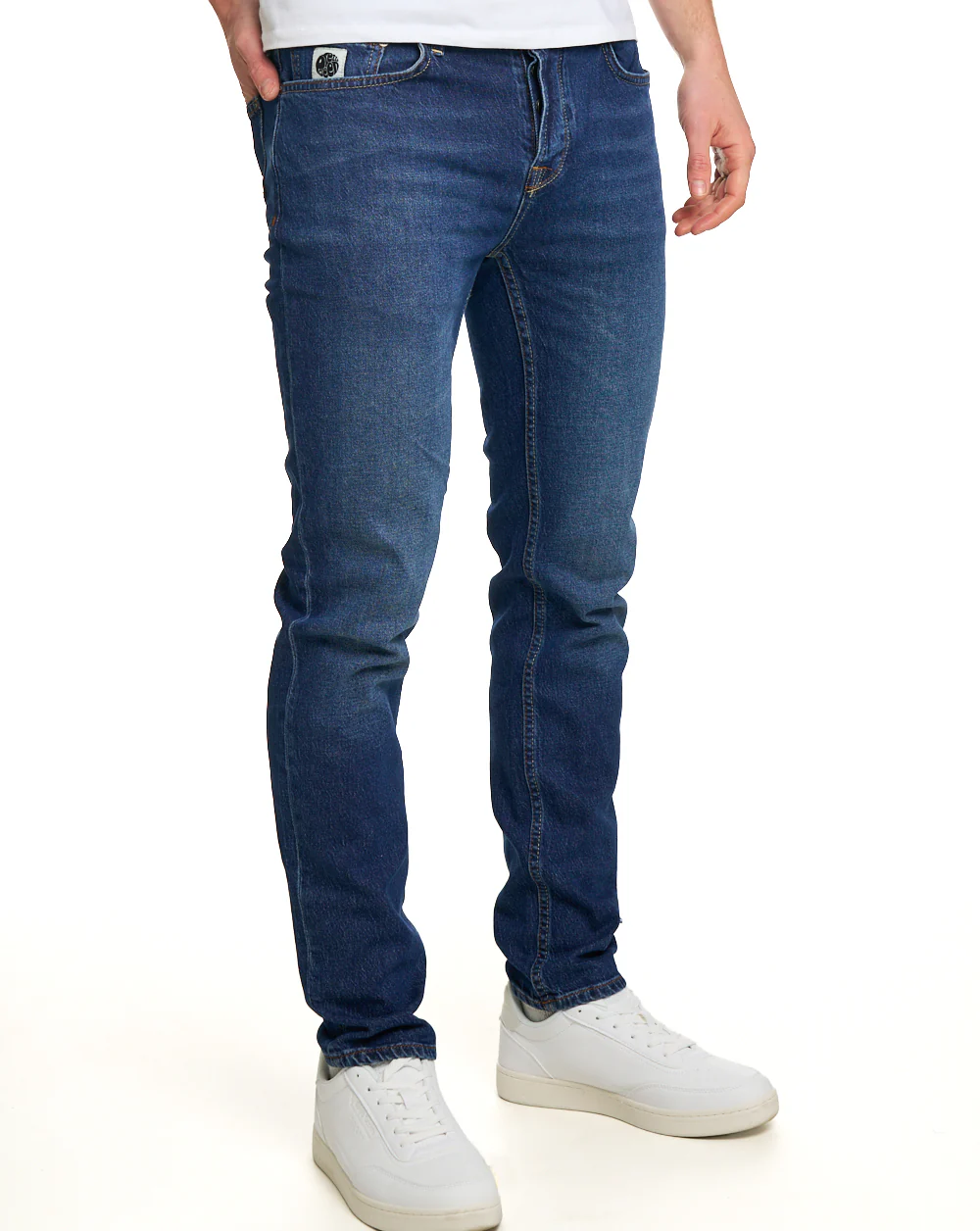 Pretty Green Erwood Slim Fit Jeans 6 Month Wash - Image 4