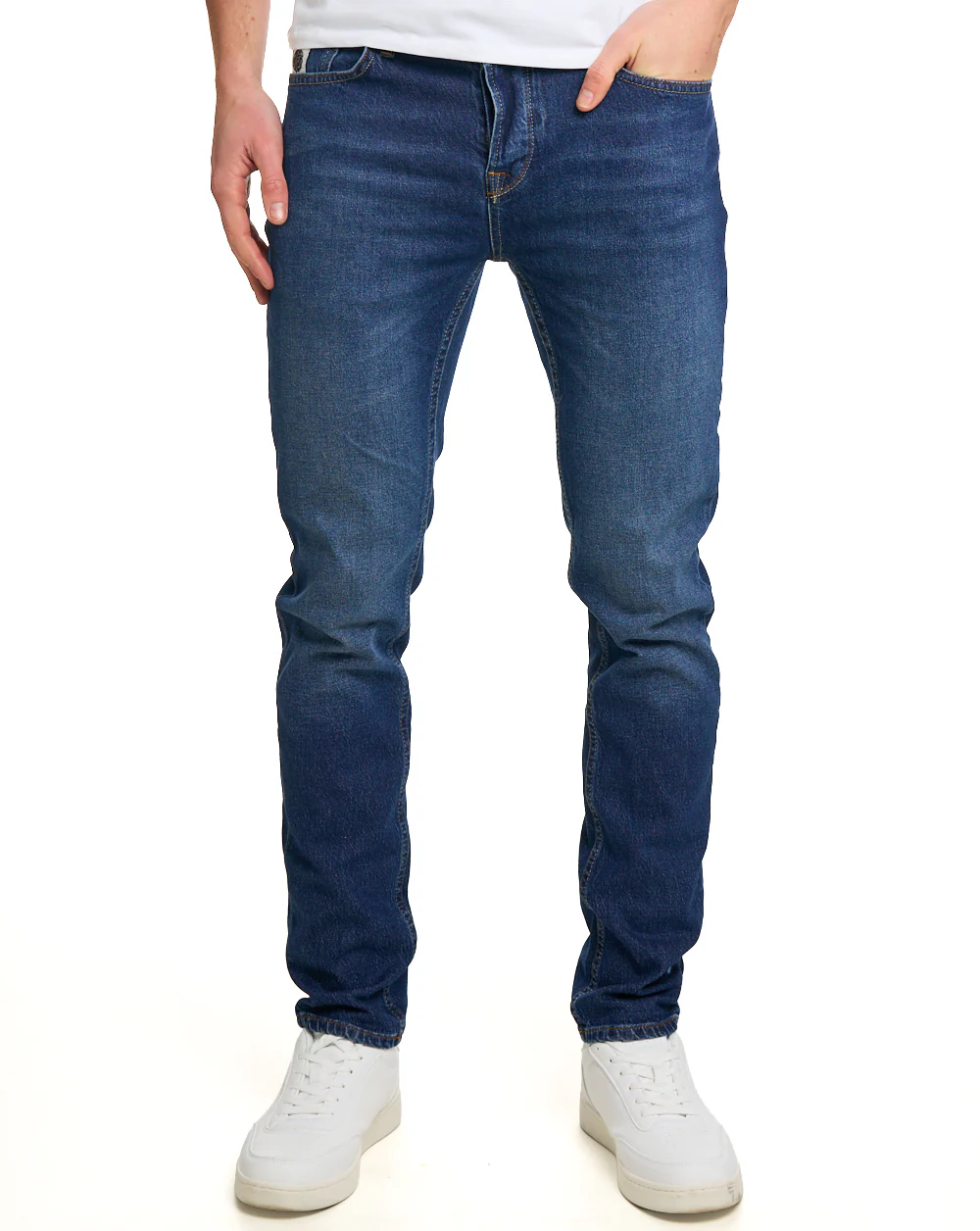 Pretty Green Erwood Slim Fit Jeans 6 Month Wash - Image 5