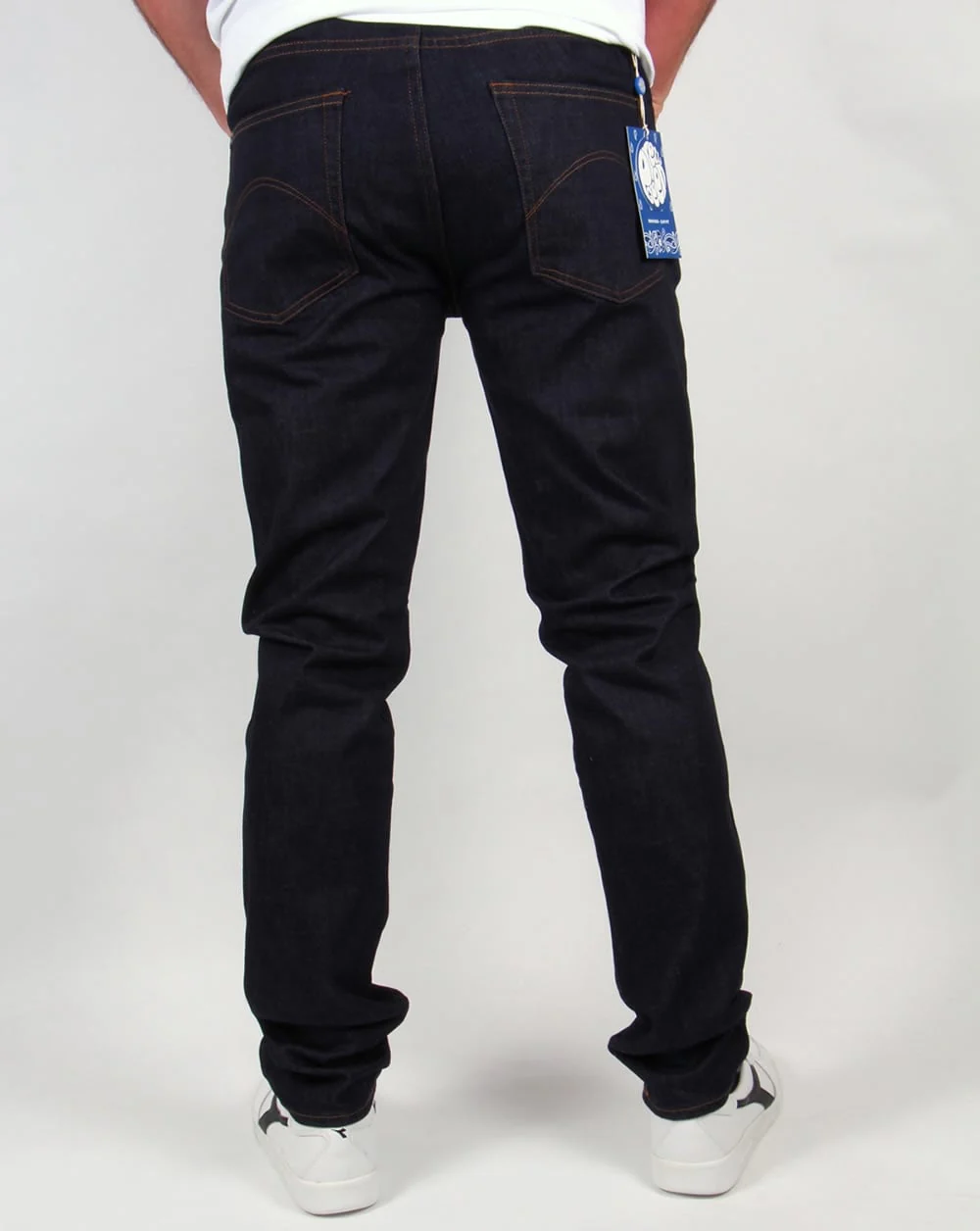 Pretty Green Erwood Slim Fit Jeans Rinse Dark Wash - Image 2