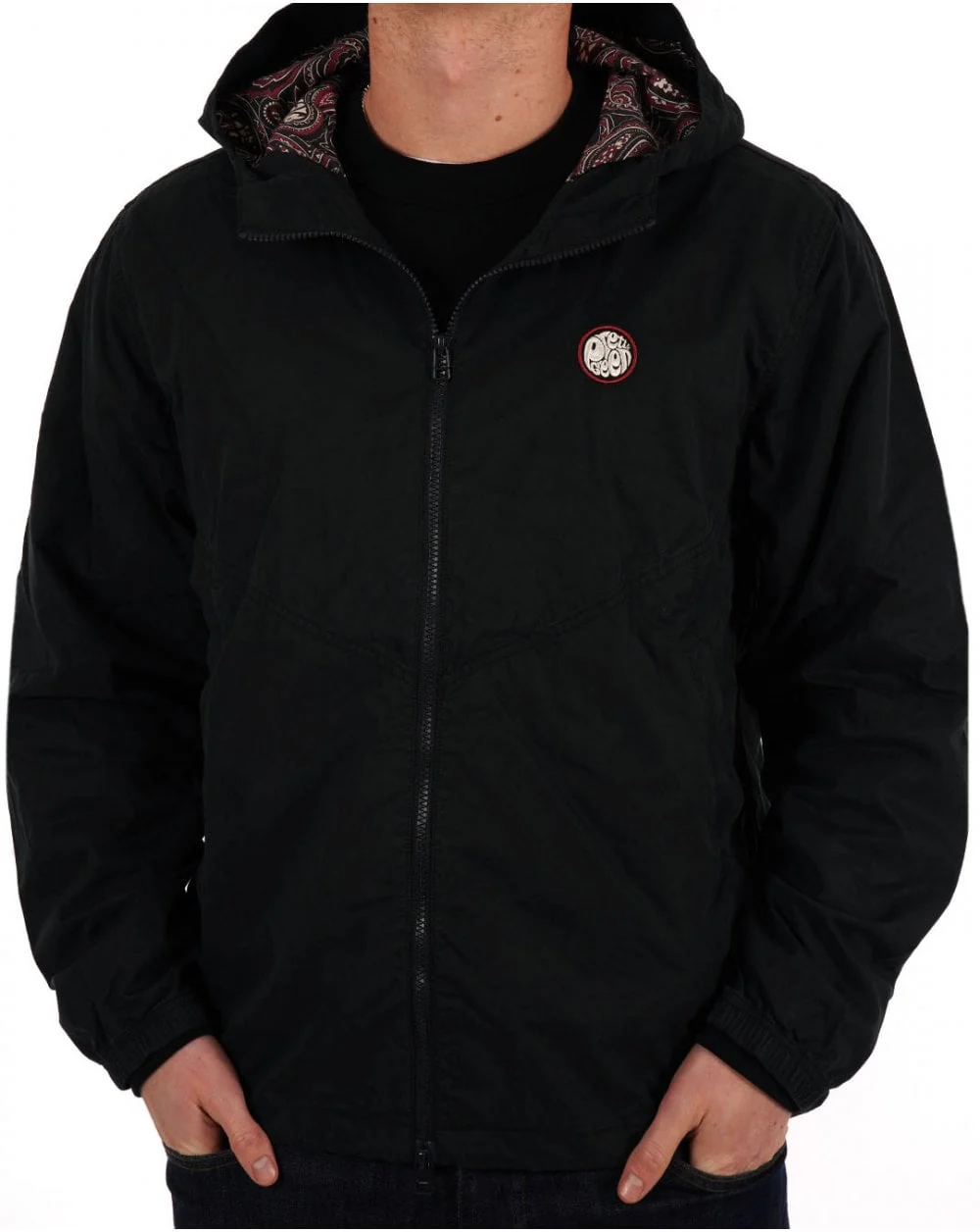 Pretty Green Feltham Hooded Jacket Black - Image 4
