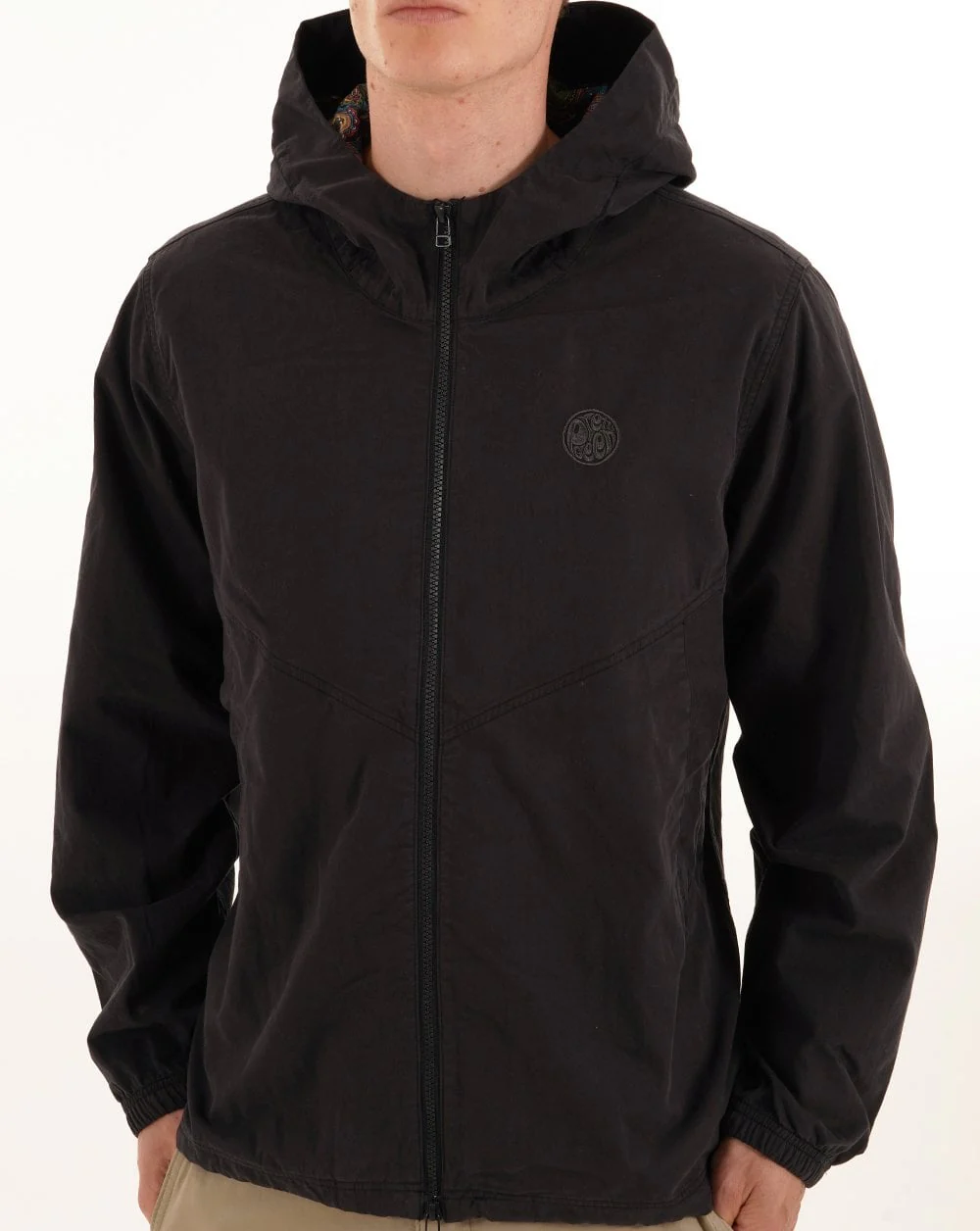 Pretty Green Feltham Hooded Jacket Black - Image 3