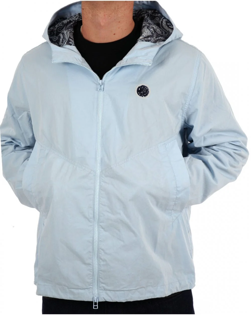 Pretty Green Feltham Hooded Jacket Light Blue - Image 3