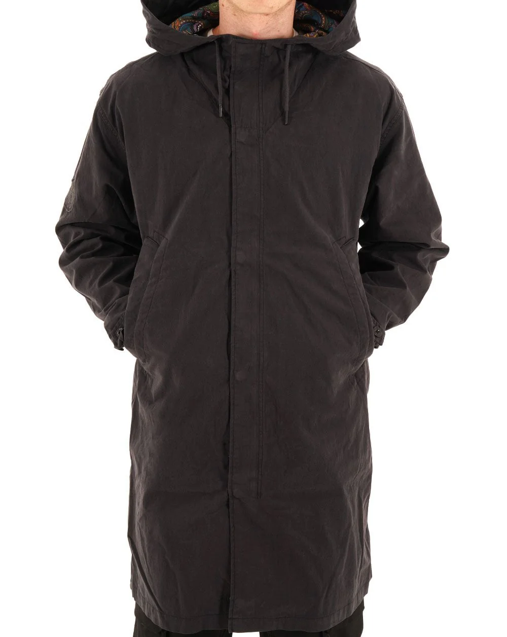 Pretty Green Feltham Parka Black - Image 3
