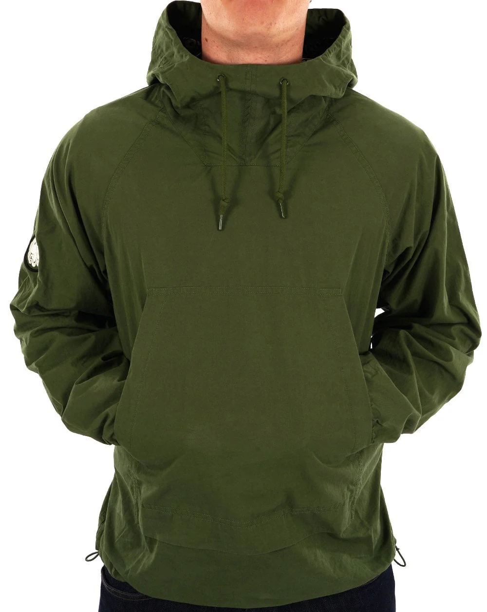 Pretty Green Feltham Smock Khaki Green - Image 5