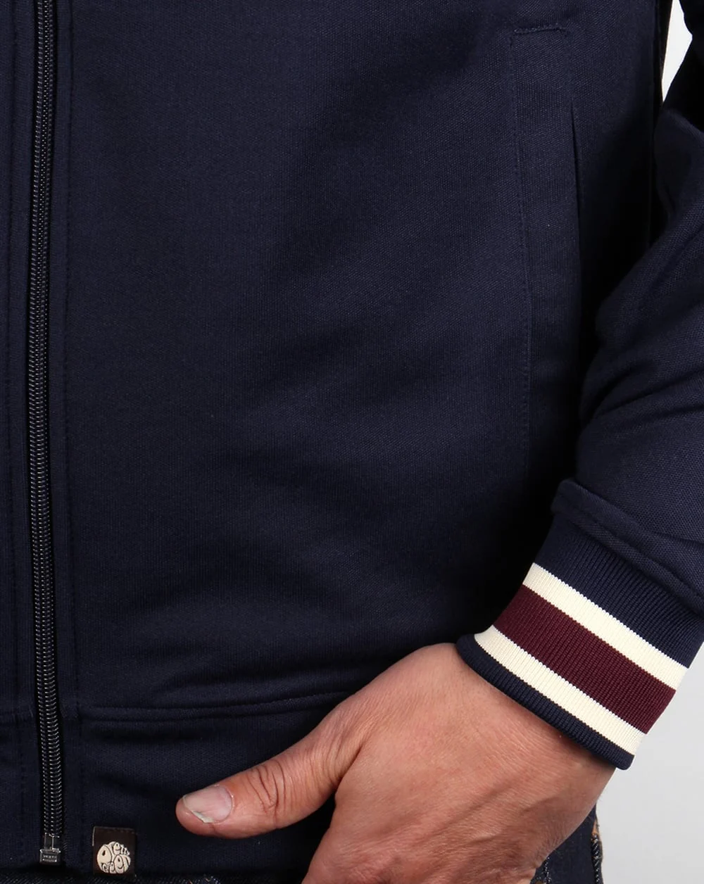 Pretty Green Forston Track Top Navy - Image 3