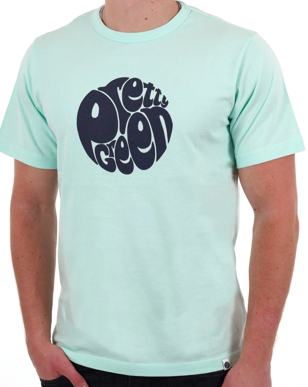 Pretty Green Gillespie Logo T-shirt Pastel Green - Image 2
