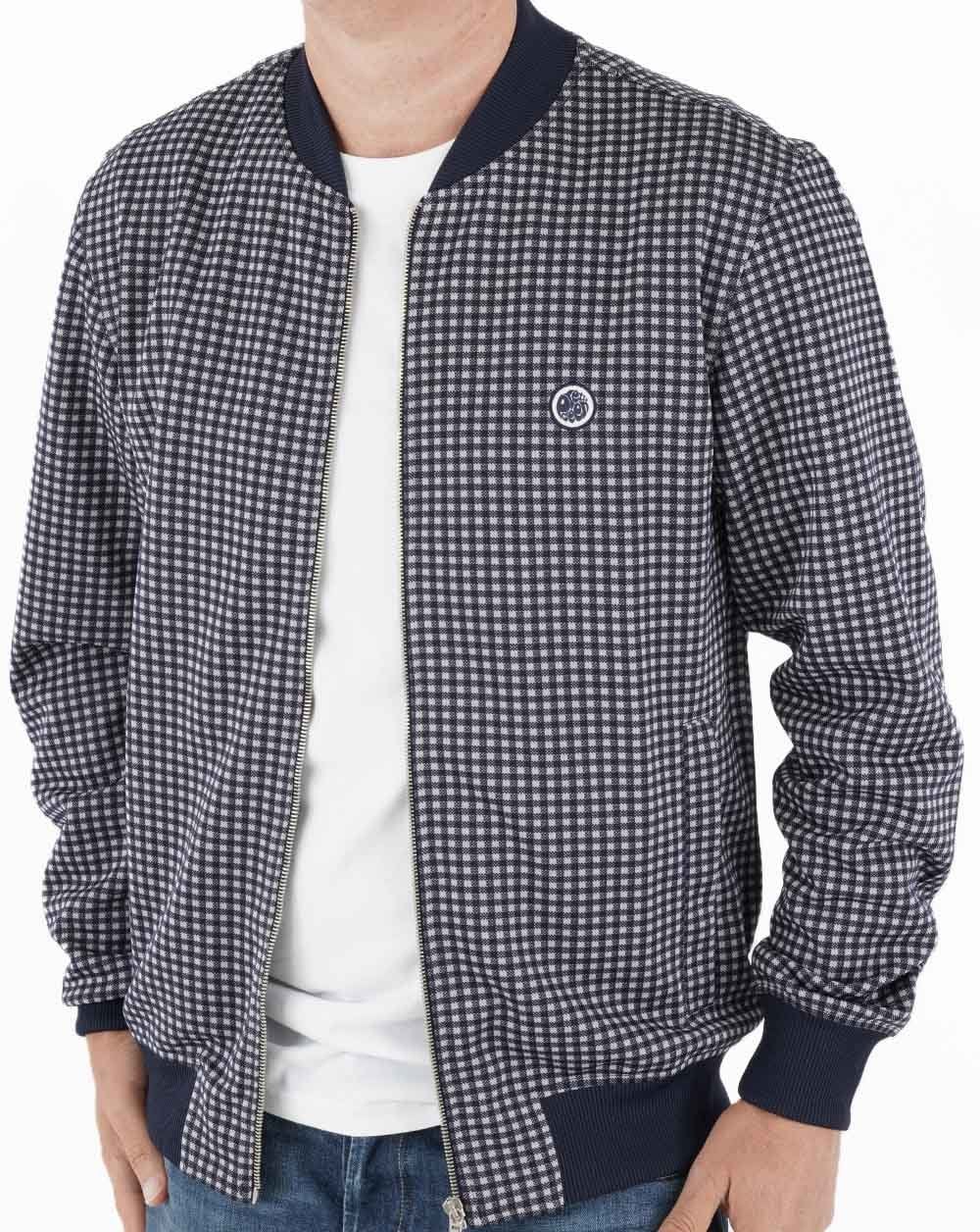 Pretty Green Gingham Jacket Blue - Image 3