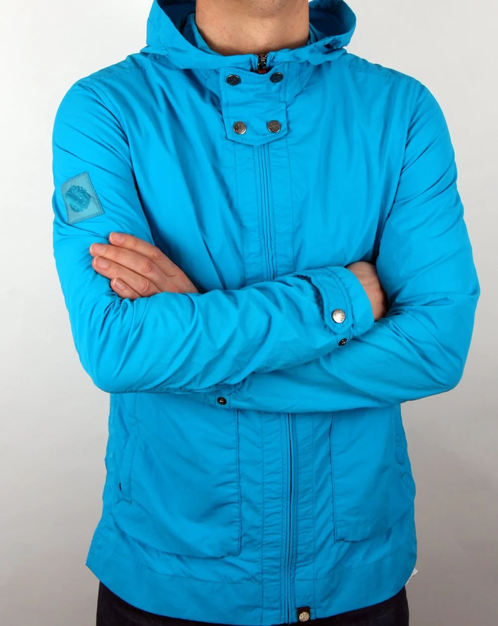 Pretty Green Glenbeck Jacket Turquoise