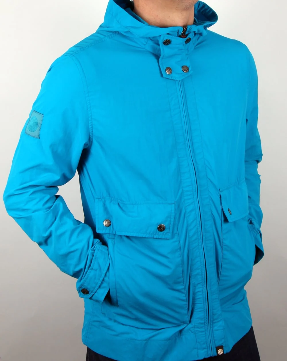 Pretty Green Glenbeck Jacket Turquoise - Image 3