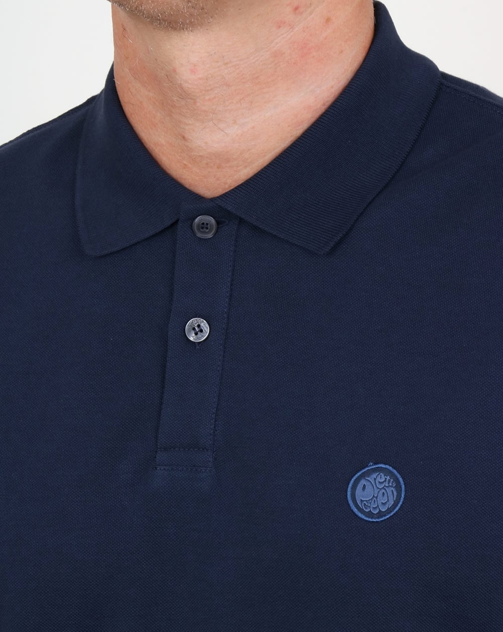 Pretty Green Hartford Polo Shirt Navy - Image 2