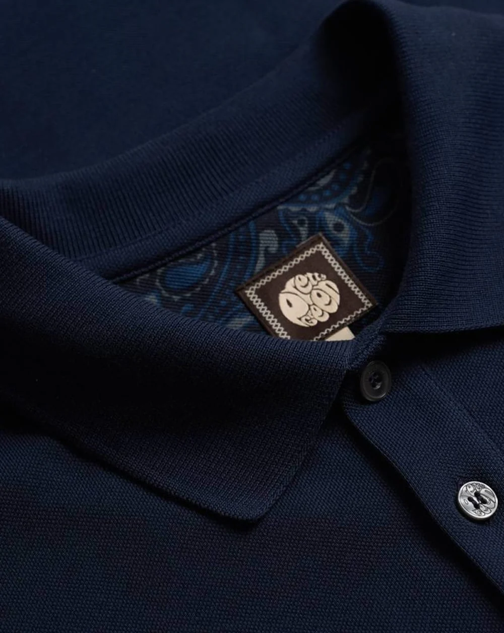 Pretty Green Hartford Polo Shirt Navy - Image 3