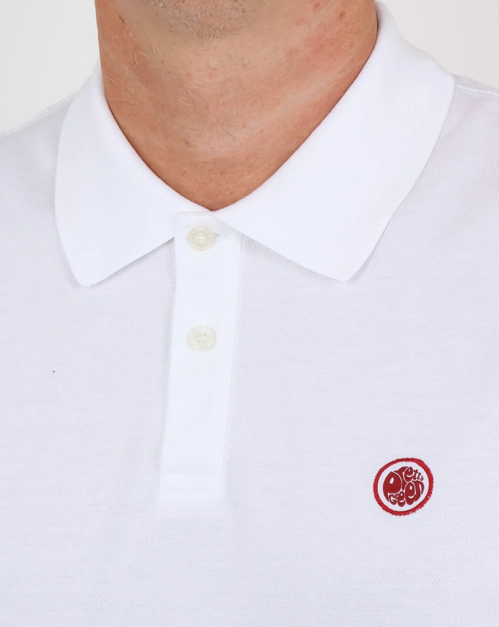 Pretty Green Hartford Polo Shirt White - Image 2