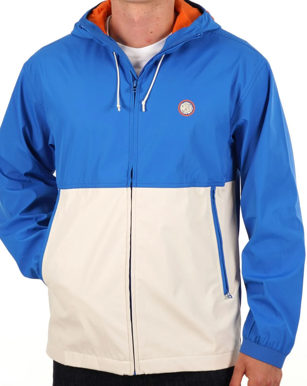 Pretty Green Hollen Colourblock Jacket Blue - Image 3