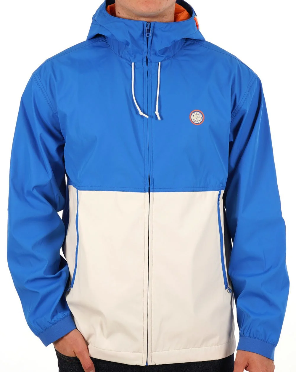 Pretty Green Hollen Colourblock Jacket Blue - Image 4