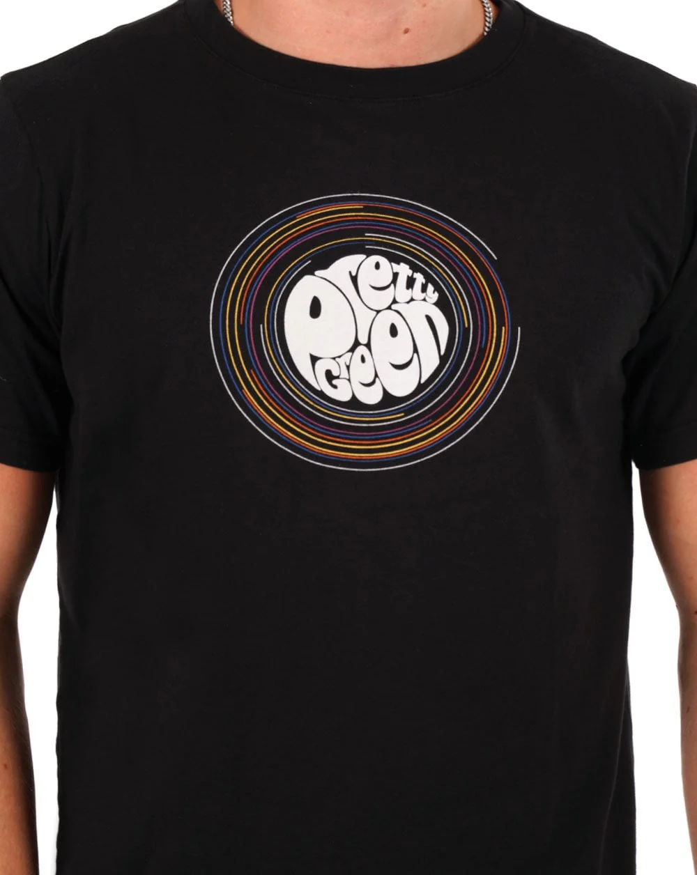 Pretty Green Hollen Logo T-shirt Black - Image 2