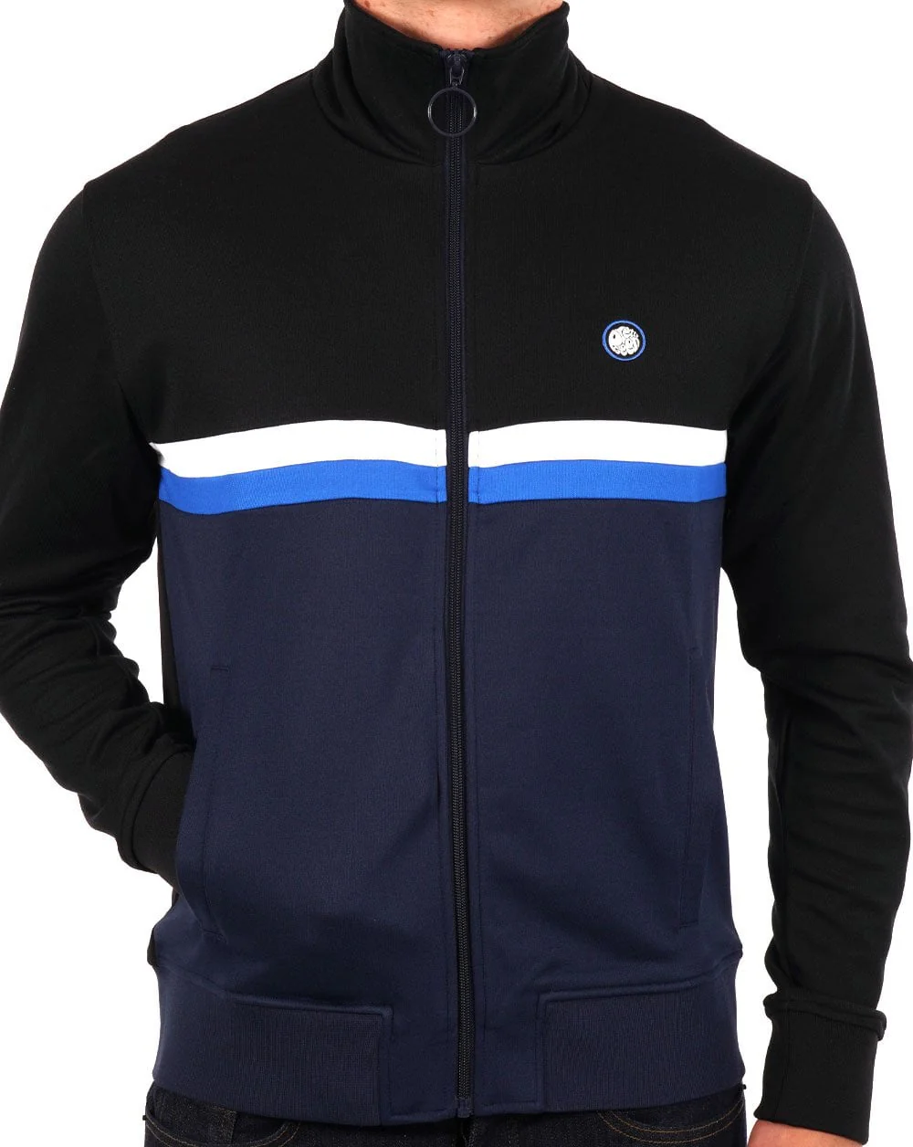 Pretty Green Hollen Track Top Black
