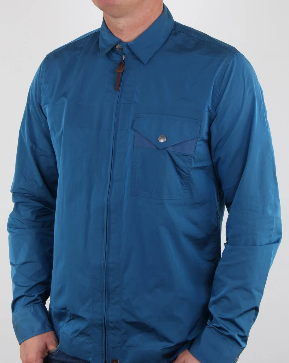 Pretty Green Kaiser Zip Jacket Blue - Image 2