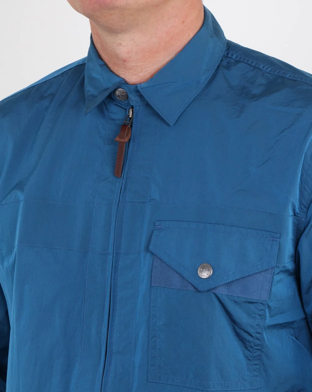Pretty Green Kaiser Zip Jacket Blue - Image 3