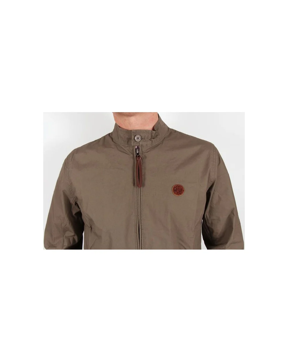 Pretty Green Kingsway Harrington Khaki Green - Image 2