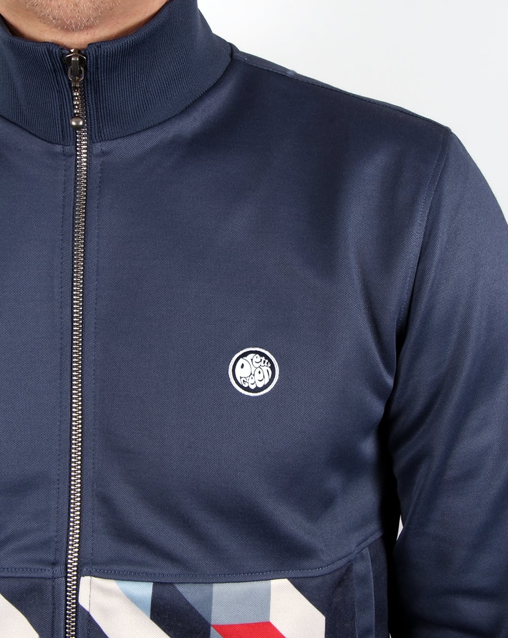 Pretty Green Kirby Track Top Navy - Image 2