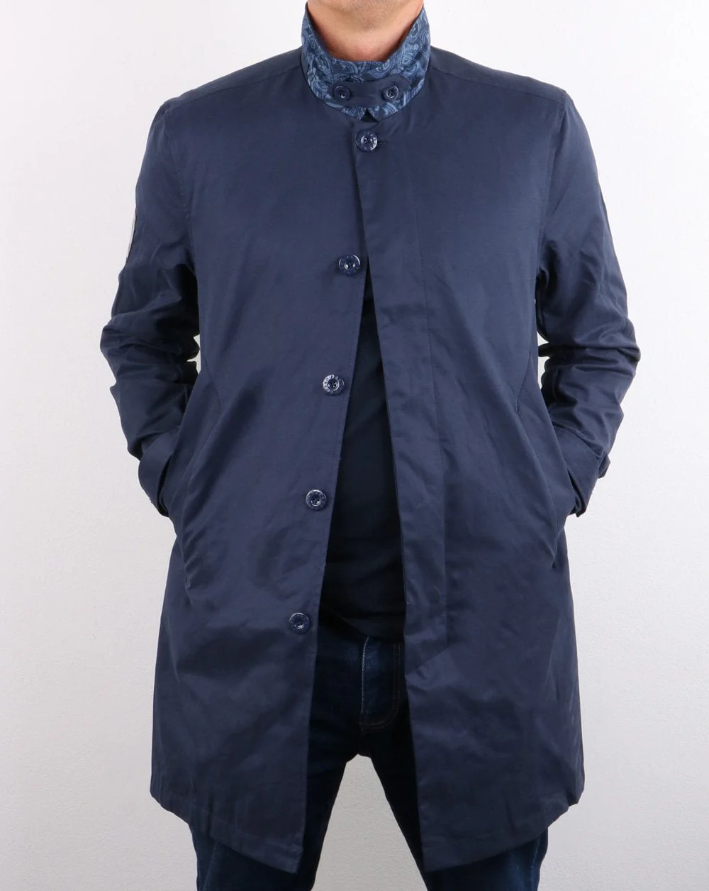 Pretty Green Langley Mac Navy