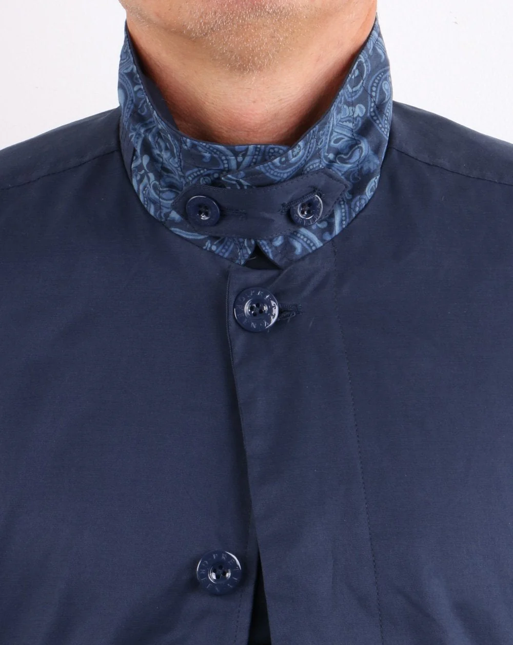 Pretty Green Langley Mac Navy - Image 3