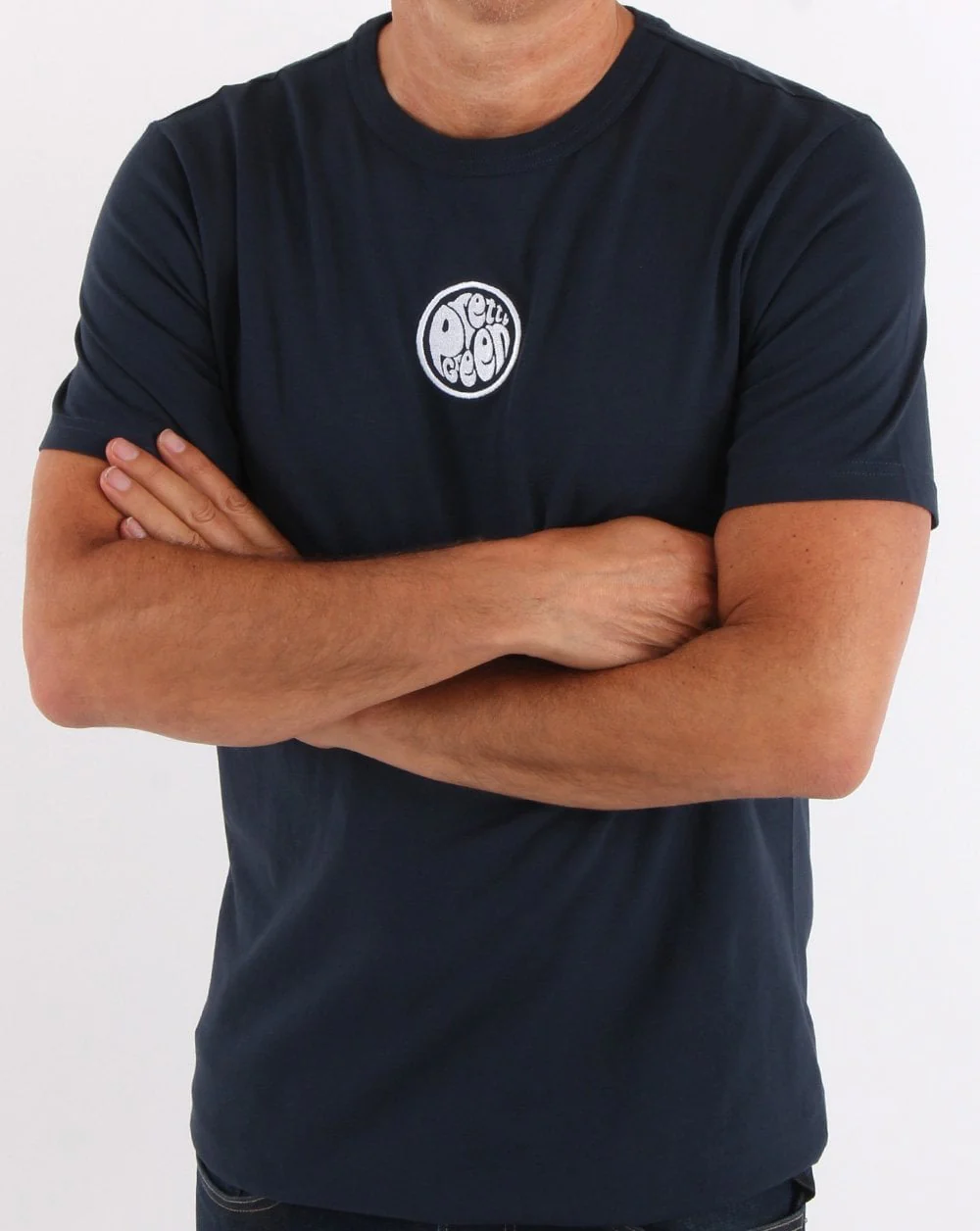 Pretty Green Layland T-shirt Navy - Image 3