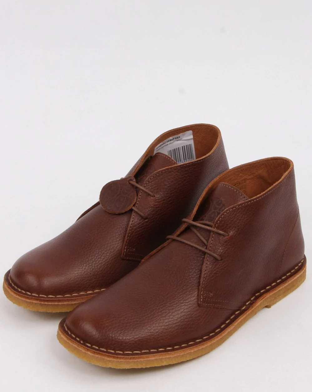 Pretty Green Leather Desert Boot Tan - Image 3