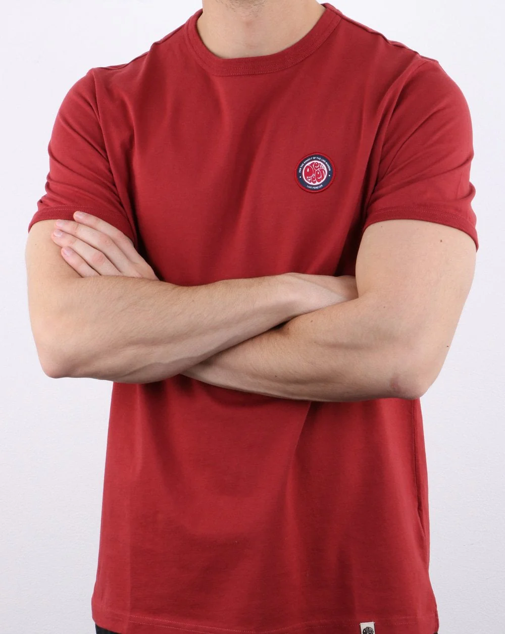 Pretty Green Likeminded Crew T-shirt Red - Image 4