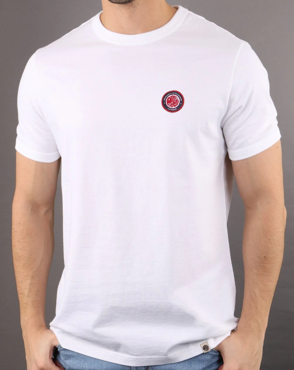 Pretty Green Likeminded Crew T-shirt White