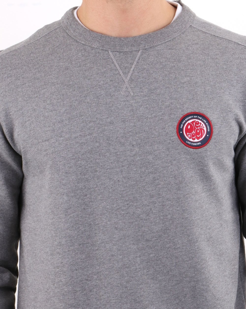 Pretty Green Likeminded Sweatshirt Grey - Image 5