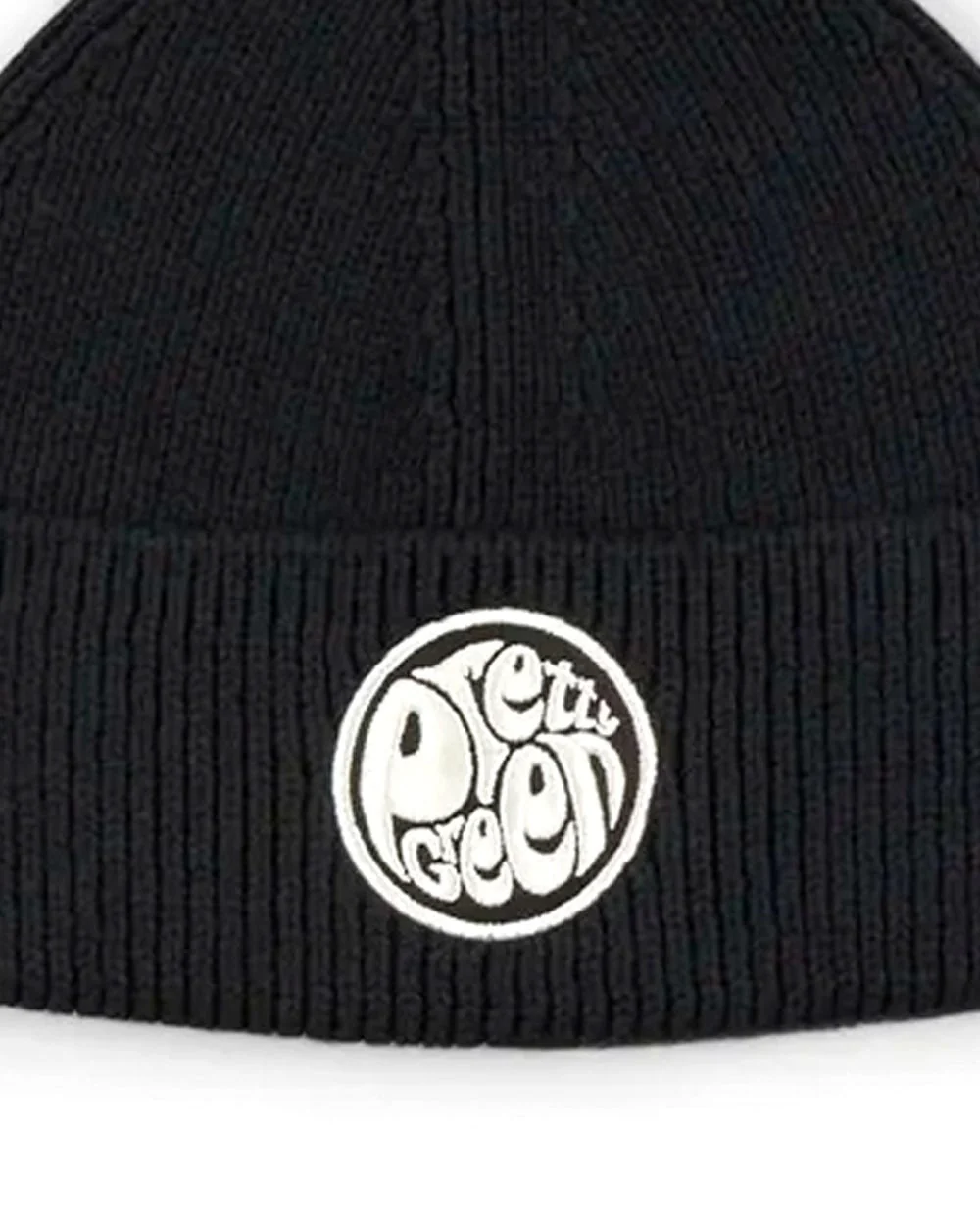 Pretty Green Logo Knit Beanie Black - Image 2