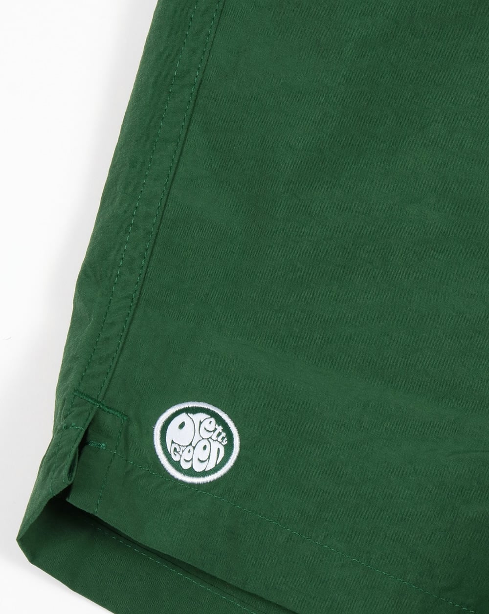 Pretty Green Logo Swim Shorts Dark Green - Image 3