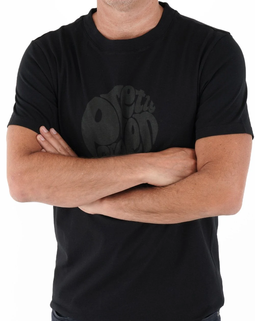Pretty Green Logo T-shirt Black - Image 3