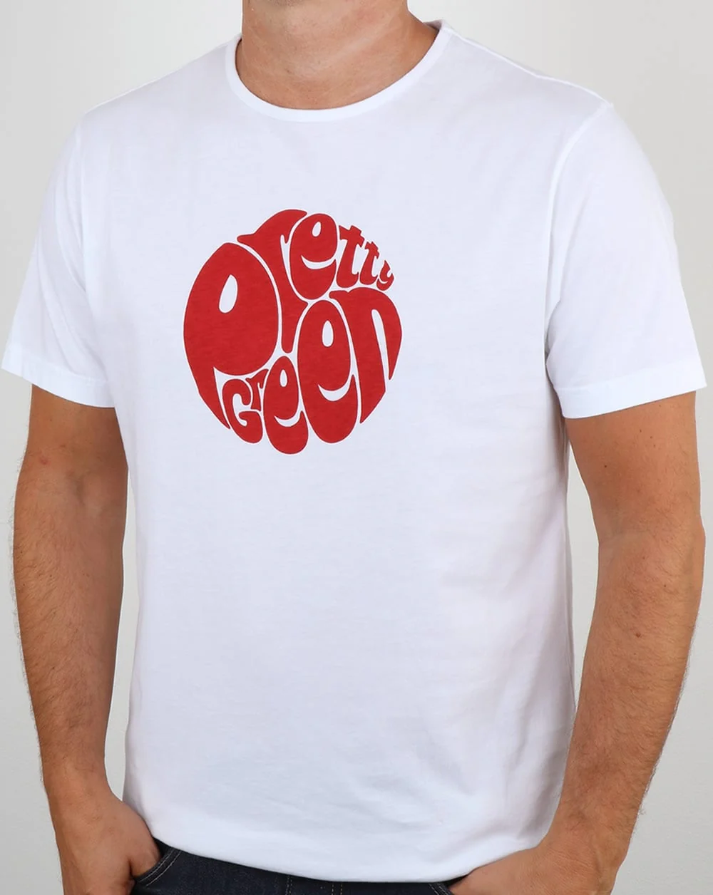 Pretty Green Logo T Shirt White