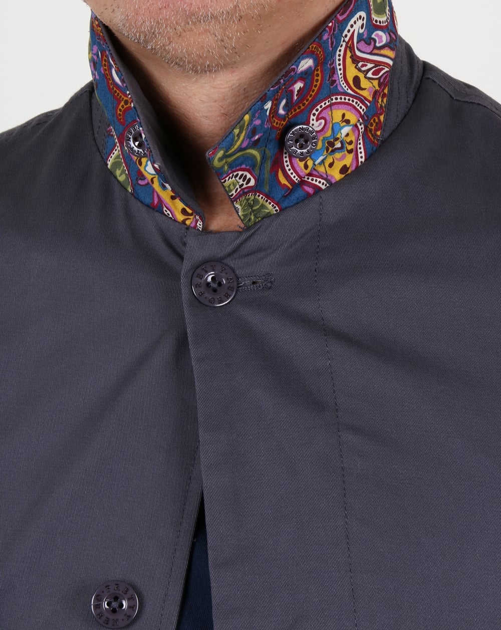 Pretty Green Mac Grey - Image 3