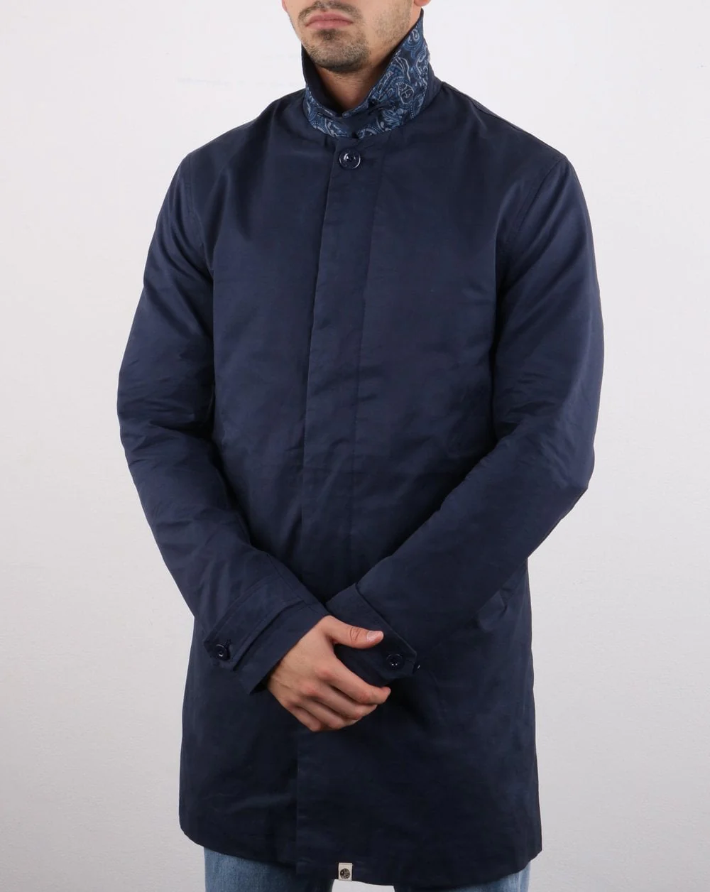 Pretty Green Mac Navy - Image 3