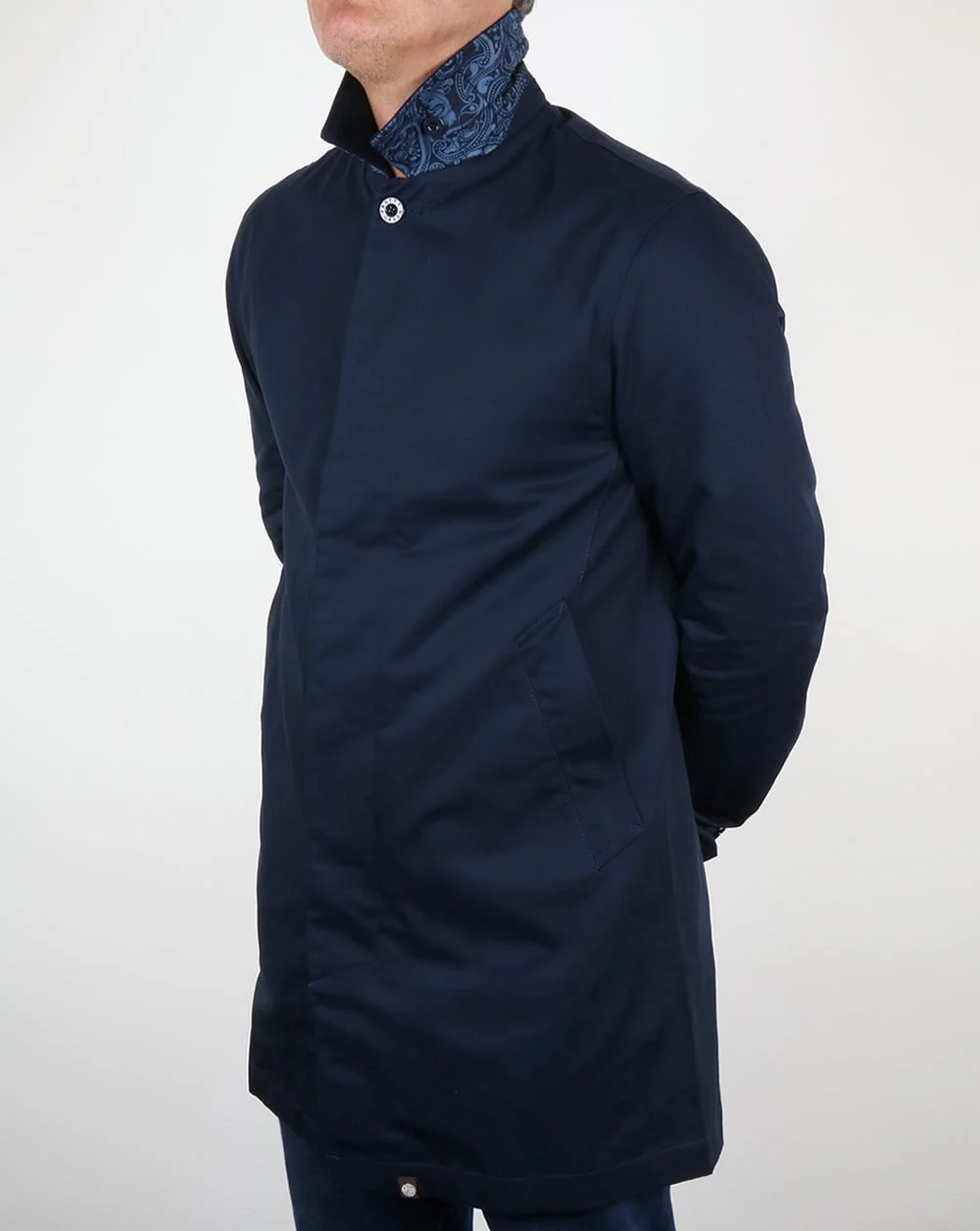 Pretty Green Mac Navy - Image 4