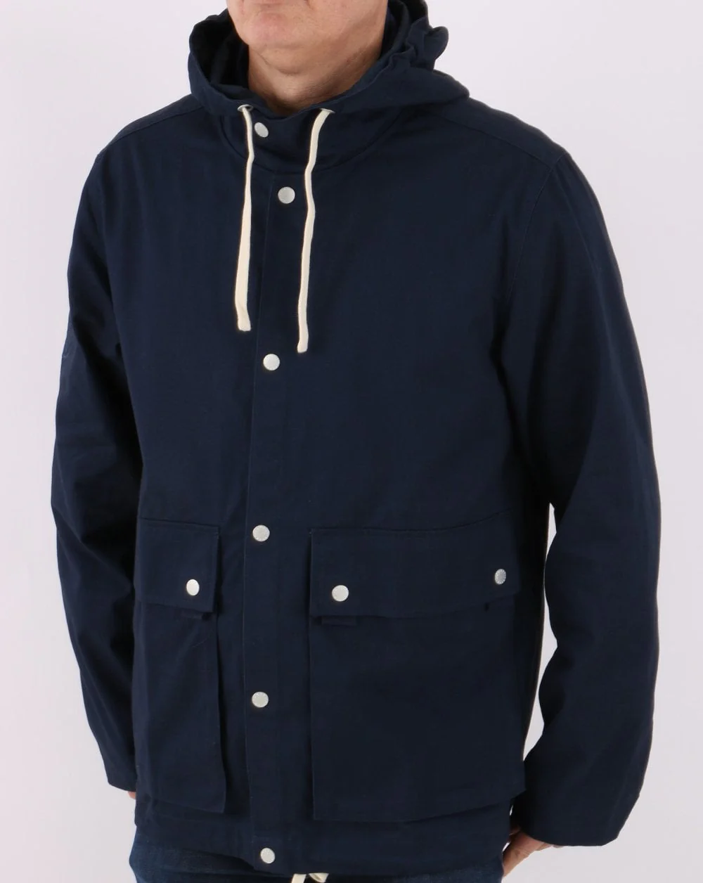 Pretty Green Mallow Hooded Jacket Navy