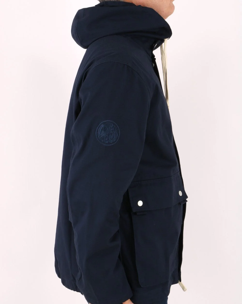 Pretty Green Mallow Hooded Jacket Navy - Image 2
