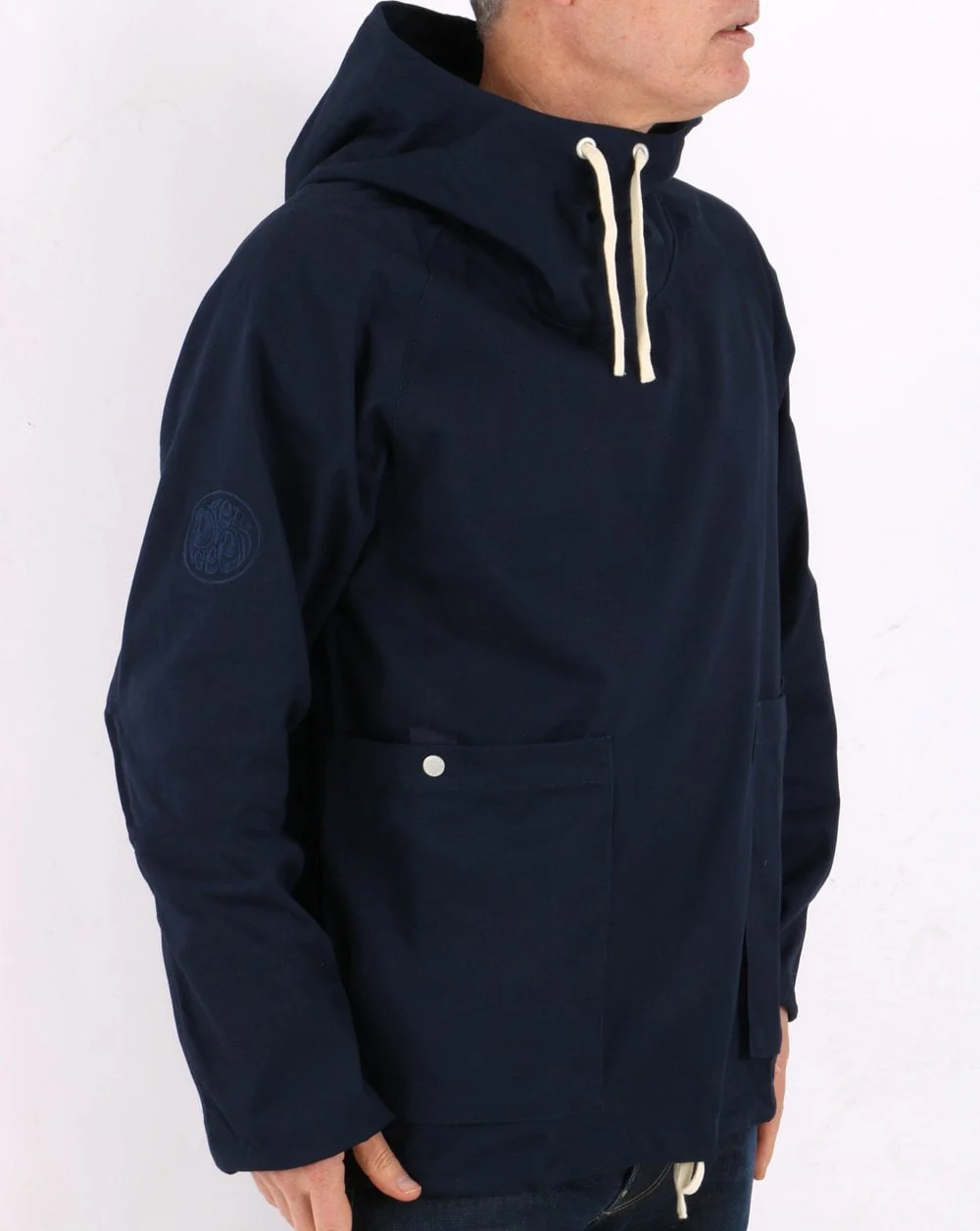 Pretty Green Mallow Smock Navy - Image 4